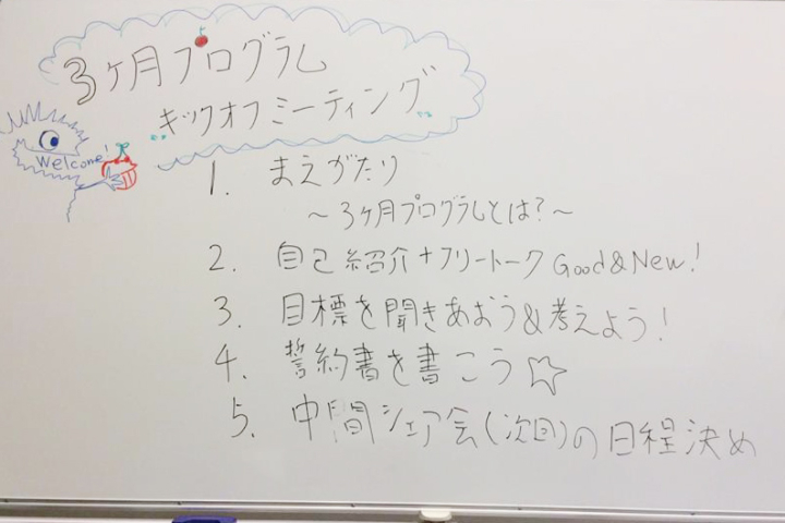 ３カ月プログラムで目標達成 その2  私たちがプログラムのメンバーと大切にしていること